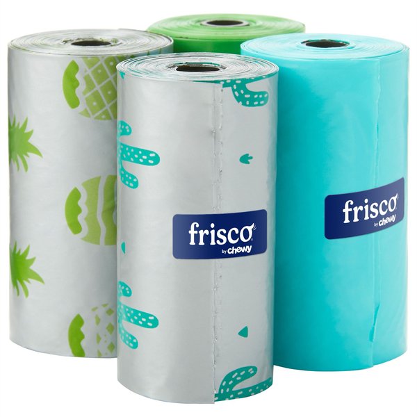 Frisco Pineapples & Cacti Printed Dog Poop Bags, 120 Count slide 1 of 4