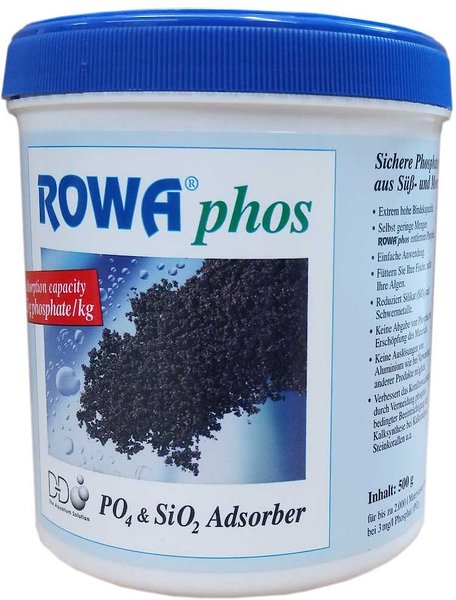 Rowa phos PO4 & SiO2 Aquarium Phosphate Adsorber, 500-g jar slide 1 of 3