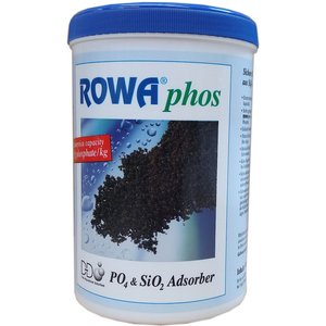 Rowa phos PO4 & SiO2 Aquarium Phosphate Absorber, 1-kg jar