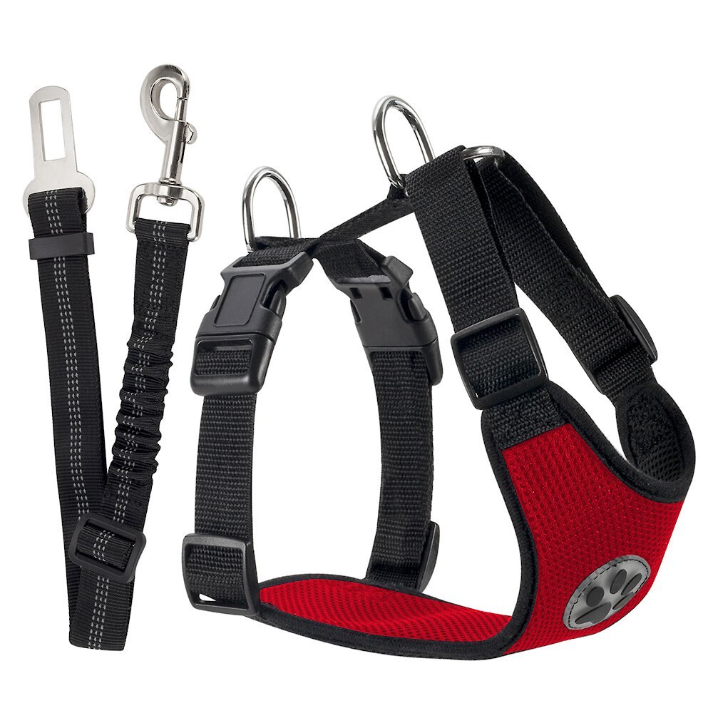 SLOWTON Car Safety Dog Harness with Seat Belt Customer Questions