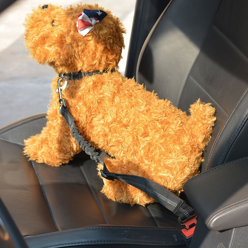 SLOWTON Car Safety Dog Harness with Seat Belt Black X Small 16.5 to 18 in chest Chewy