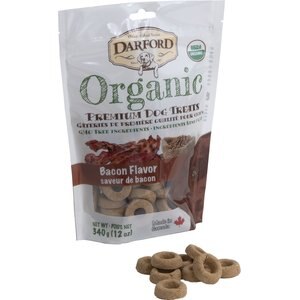 Darford Organic Premium Bacon Flavored Dog Treats, 12-oz bag