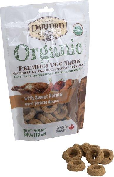 Darford Organic Premium Sweet Potato Dog Treats, 12-oz bag slide 1 of 2