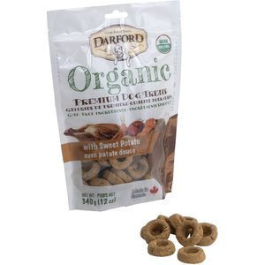 Darford Organic Premium Sweet Potato Dog Treats, 12-oz bag