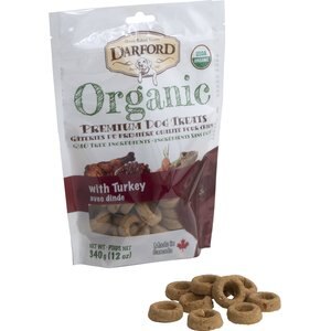 Darford Organic Premium Turkey Dog Treats, 12-oz bag