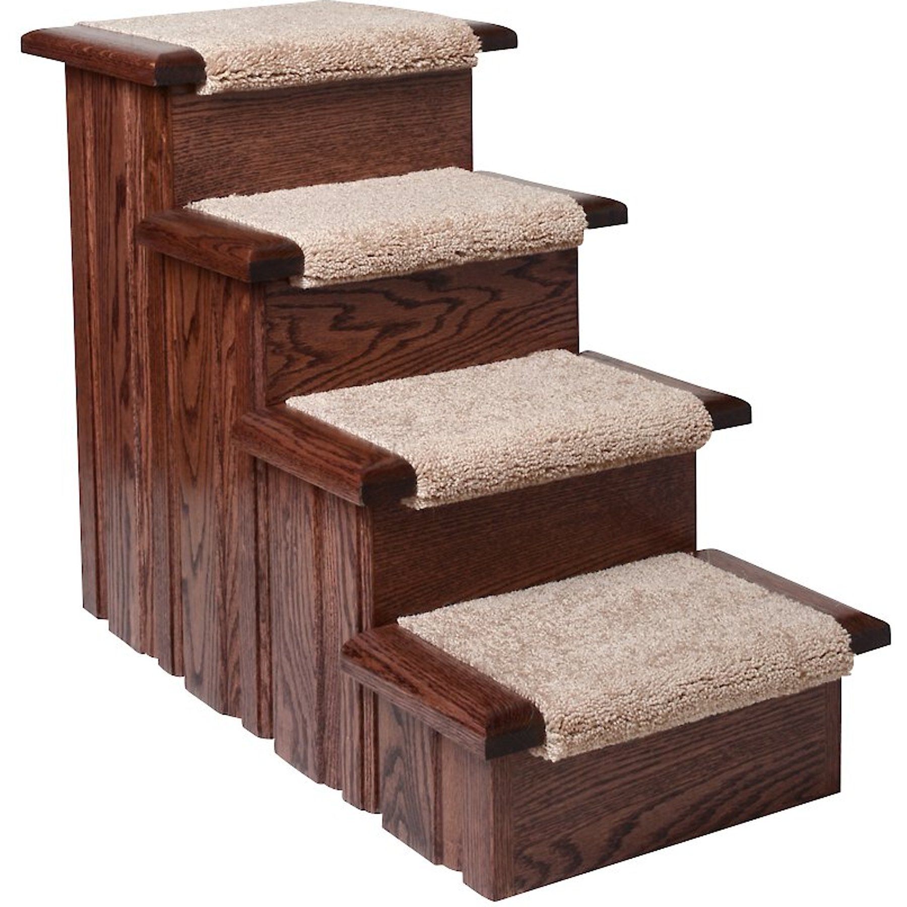 Wooden dog steps fashion for bed