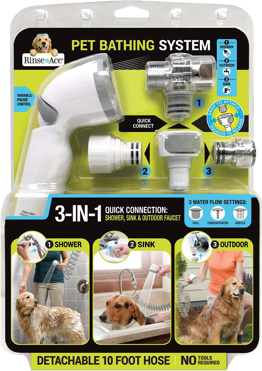 RINSE ACE 3 in 1 Pet Bathing System Chewy