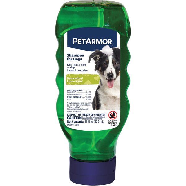 PETARMOR Flea & Tick Oatmeal Shampoo Hawaiian Ginger Scent Dog Shampoo