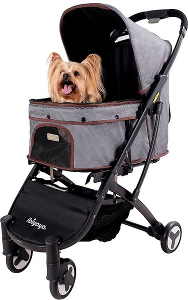 Ibiyaya Light Weight Dog & Cat Stroller, Gray slide 1 of 6