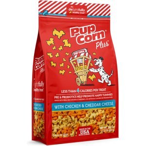 PupCorn Plus Chicken & Cheddar Cheese Dog Treats, 16-oz bag