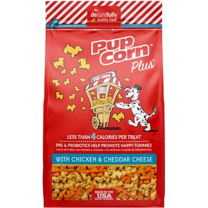 PupCorn Plus Chicken & Cheddar Cheese Dog Treats, 27-oz bag