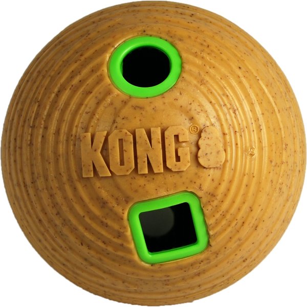 KONG Bamboo Feeder Ball Dog Toy slide 1 of 6