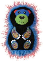 KONG Roughskinz Suedez Bear Squeaky Dog Toy