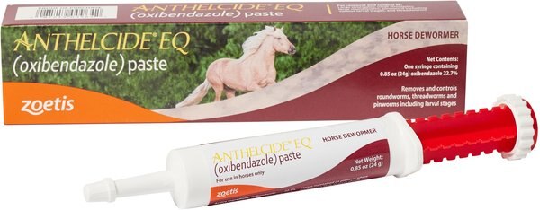 Anthelcide EQ Oxibendazole Paste Horse Dewormer, 0.85-oz syringe