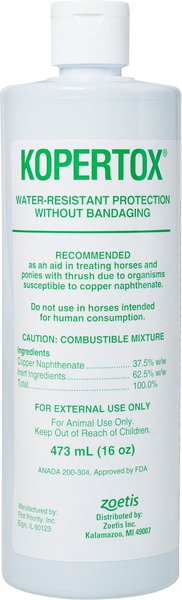 KOPERTOX Water-Resistant Horse Thrush Treatment, 16-oz bottle slide 1 of 1