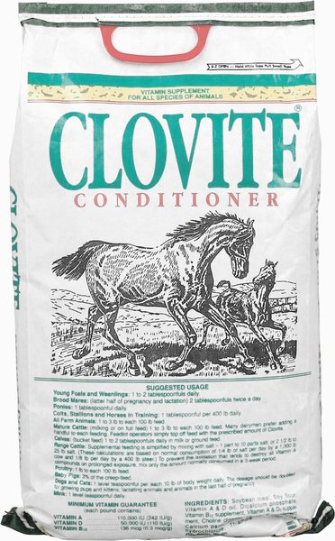 Clovite Conditioner Powder Horse Supplement, 25-lb bag slide 1 of 1