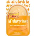 Friskies Lil’ Slurprises With Shredded Chicken in Dreamy Sauce Wet Cat Food Topper, 1.2-oz pouch, case of 16