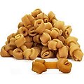 chewmeter Himalayan Knotted Cheese Bone Dog Treats, Teenie, 65-70 count