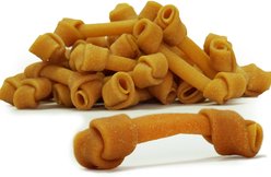 chewmeter Himalayan Knotted Cheese Bone Dog Treats, Large, 14-17 count