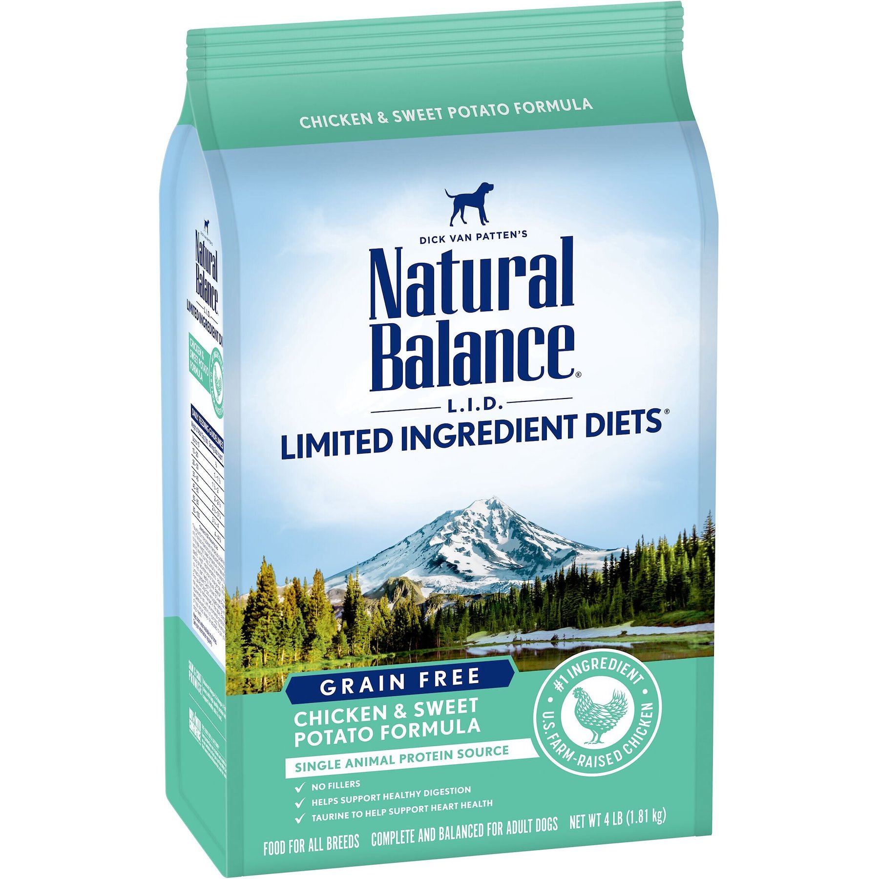 Natural Balance Limited Ingredient Reserve Grain Free Dry Dog Food Sweet Potato Bison Recipe 22 Pounds