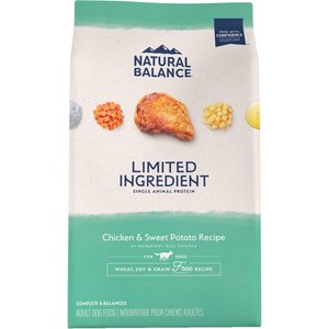 Natural Balance Limited Ingredient Grain-Free Chicken & Sweet Potato Recipe Dry Dog Food, 12-lb bag