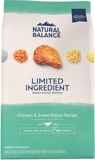 Natural Balance Limited Ingredient Grain-Free Chicken & Sweet Potato Recipe Dry Dog Food, 24-lb bag