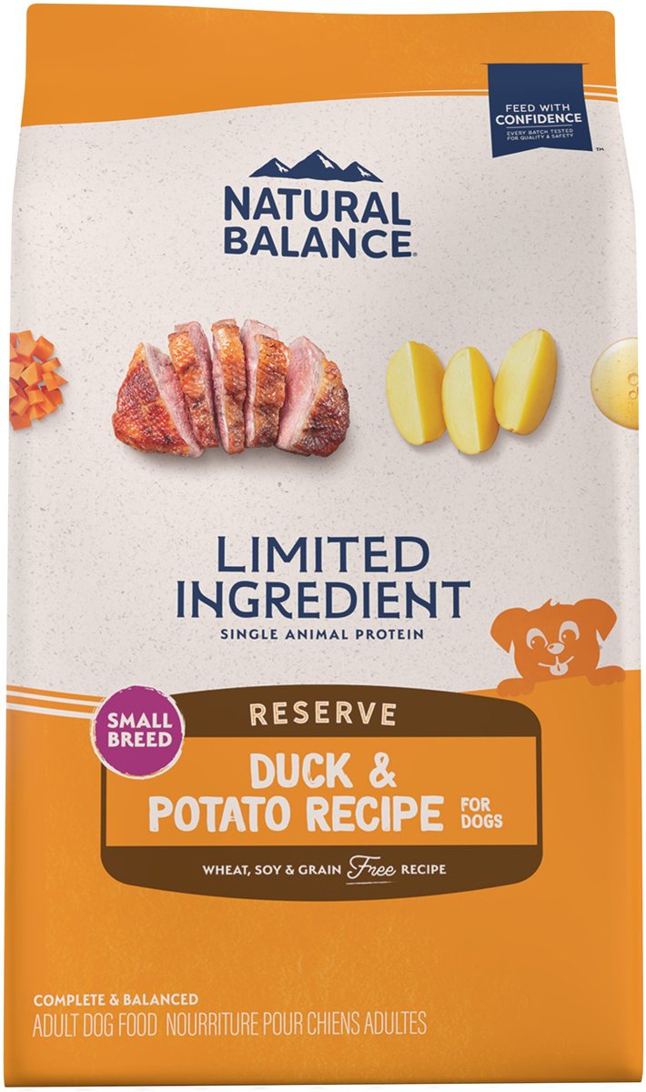 Natural balance sweet potato store and fish small breed bites