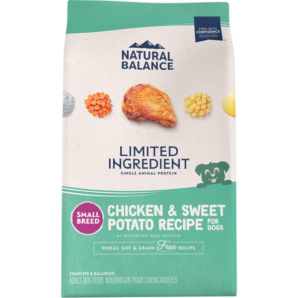 Natural Balance Dental Chews Sweet Potato & Chicken Meal Formula with Mango Dog Treats