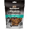 Merrick Backcountry Biscuits Real Turkey + Duck Recipe Grain-Free Freeze-Dried Raw Coated Dog Treats, 10-oz bag