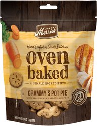 Merrick Oven Baked Grammy's Pot Pie with Real Chicken, Carrots & Peas Dog Treats, 11-oz bag