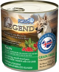 Forza10 Nutraceutic Legend Skin Icelandic Fish Recipe Grain-Free Canned Dog Food, 13.7-oz can, case of 12