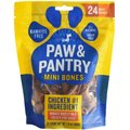 Paw & Pantry Mini Bones Chicken Grain-Free Dog Treats, 24 count