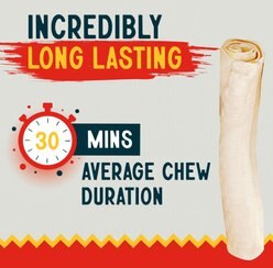 Canine Chews Premium Beefhide Rawhide Chews Dog Treats, 15 count slide 2 of 3