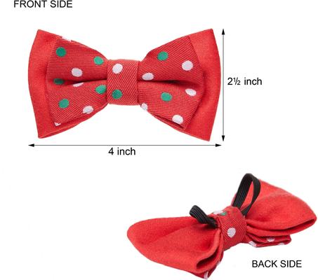 Show full view: Blueberry Pet Luxurious Christmas Festival Polka Dot Dog Collar, Medium slide 8 of 8