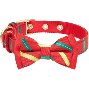 Blueberry Pet Luxurious Christmas Festival Striped Dog Collar, Small