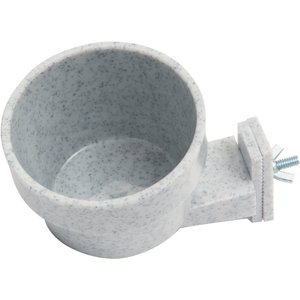 Lixit Quick Lock Crock Small Animal Bowl,10-oz, Granite