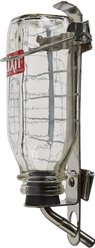 Lixit Deluxe Glass Animal Medium Tube Bird Cage Water Bottle, 16-oz