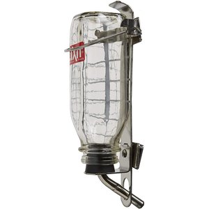 Lixit Deluxe Glass Animal Medium Tube Bird Cage Water Bottle, 16-oz