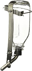 Lixit Deluxe Glass Animal Medium Tube Bird Cage Water Bottle, 32-oz