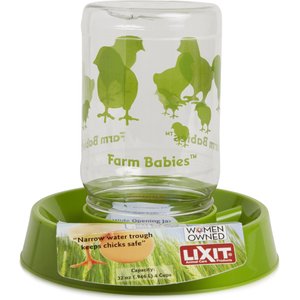Lixit Chick Feeder & Fountain, 32-oz