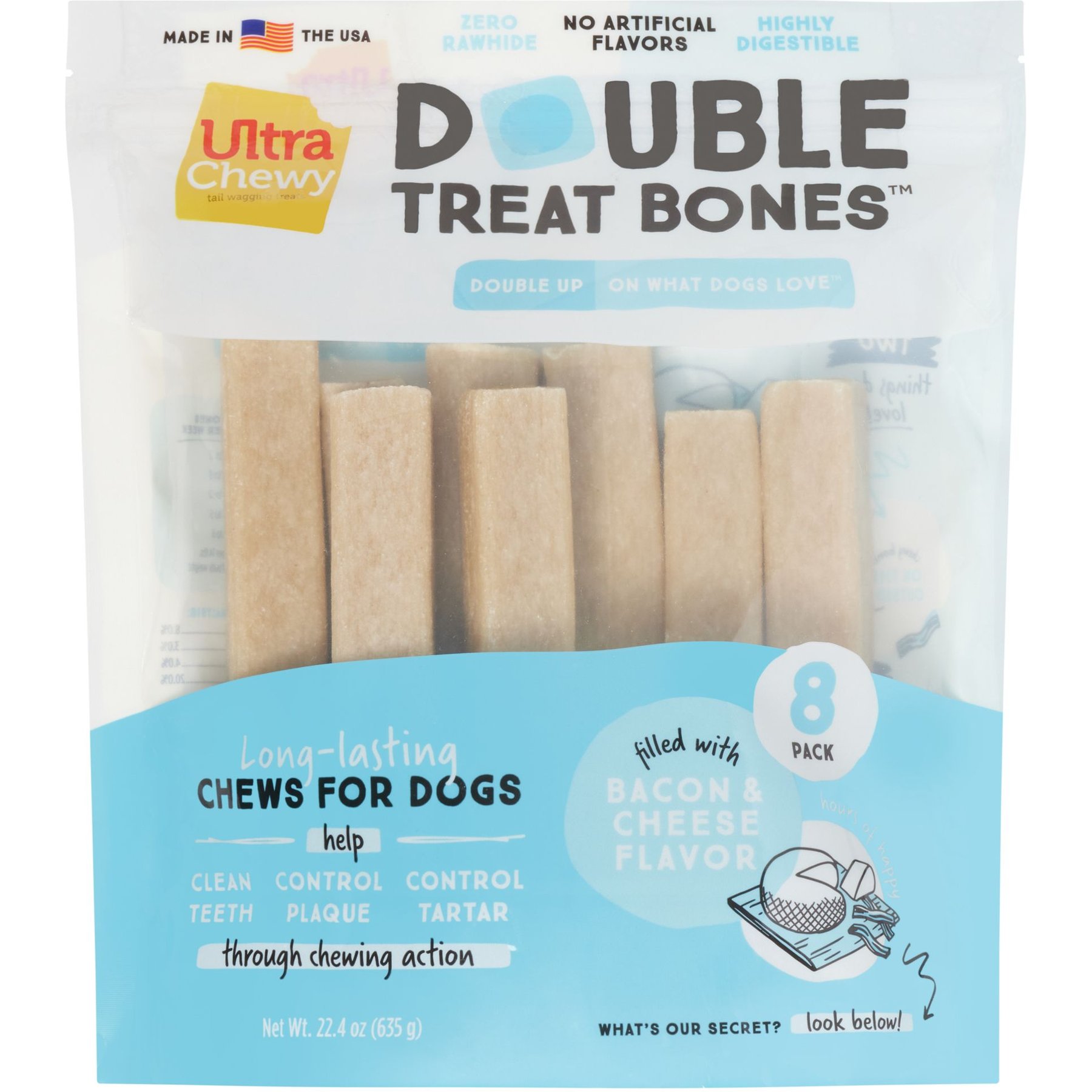 Ultra chewy 2025 double treat bone