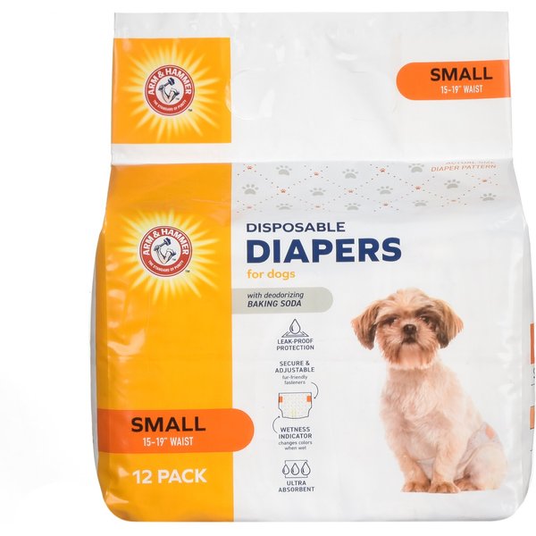 OUT! Petcare Disposable Female Dog Diapers, Extra Small/Small: 13 to 18 ...