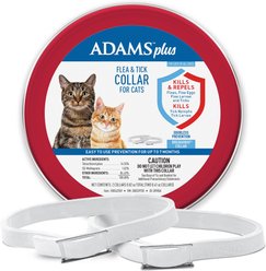 Adams Flea & Tick Collar for Cats, 2 Collars (14-mos. supply)