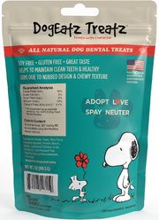 Team Treatz DogEatz Snoopy Rawhide-Free Dental Dog Treats, 7-oz bag, count varies slide 2 of 6