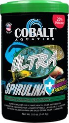 Cobalt Aquatics Ultra Spirulina Fish Food, 5-oz jar