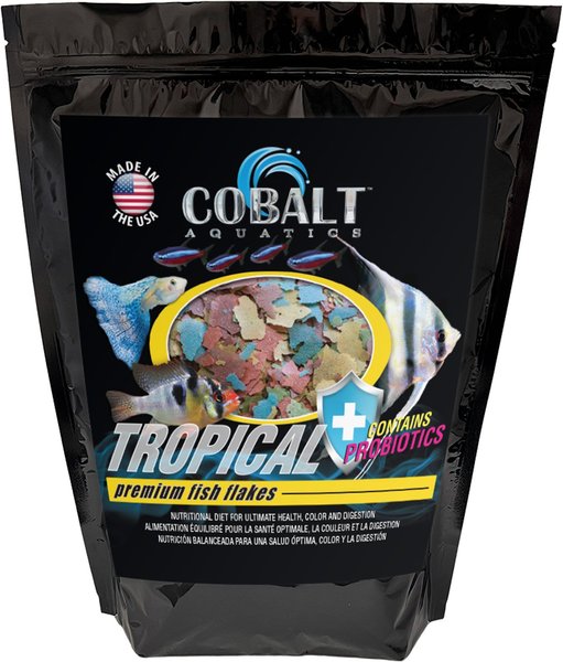 Cobalt Aquatics Tropical Flakes Fish Food, 2-lb bucket slide 1 of 9