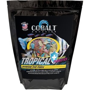 Cobalt Aquatics Tropical Flakes Fish Food, 2-lb bucket