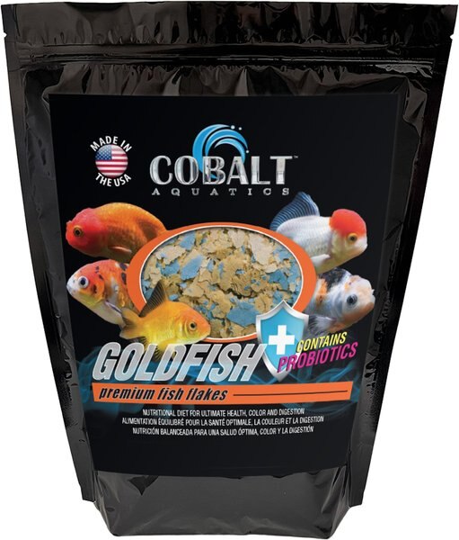 Cobalt Aquatics Goldfish Flakes Fish Food, 2-lb bucket slide 1 of 9