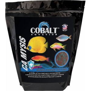 Cobalt Aquatics CA Mysis Flakes Fish Food, 16-oz tub