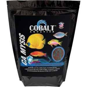 Cobalt Aquatics CA Mysis Flakes Fish Food, 2-lb bucket